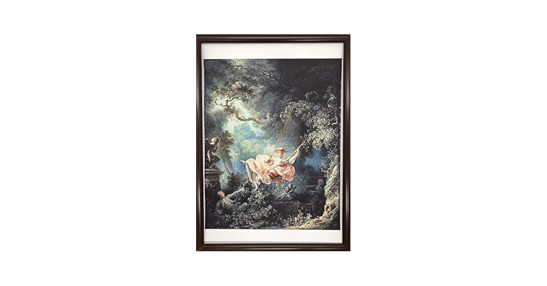 Amazon.co.jp: ジャン・オノレ・フラゴナール ぶらんこ A4 ポスター